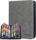 Old Canal Trading Card Binder Holds 252 Top Loaders TCG Sports Design Gray