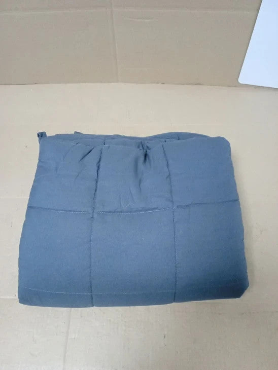 Good Nite Weighted Blanket Adult Heavy Blanket Improved Sleep Grey New
