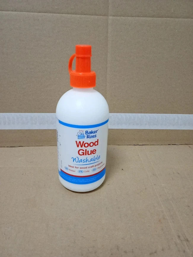 Baker Ross FC859 Wood Glue 250ml Bottle Glue Crafts New