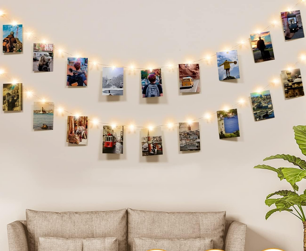 Kolpop Led Photo Clip String Lights 5M Photo Peg Fairy Indoor Wire Hanging New