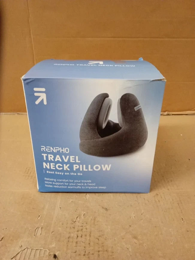 Renpho Neck Pillow Airplane 360 Support Travel Noise Reducing Premium Memory New