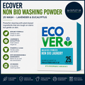 Ecover Non Bio Washing Powder 25 Wash Lavender Eucalyptus Laundry New