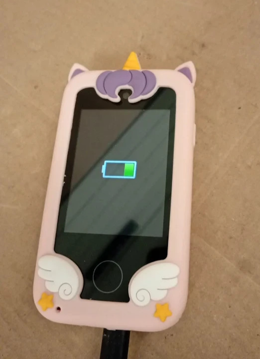 UCIDCI Unicorn Kids Smart Phone Toy Dual Camera Learning MP3 Music 3-7 Years New