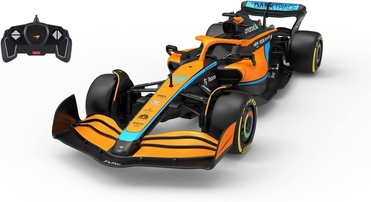 McLaren F1 MCL36 RC Car 1:18 Scale Remote Control Formula 1 Toy Multicolour New