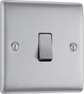 BG Electrical Single Intermediate Wall Light Switch Raised Slim Profile New