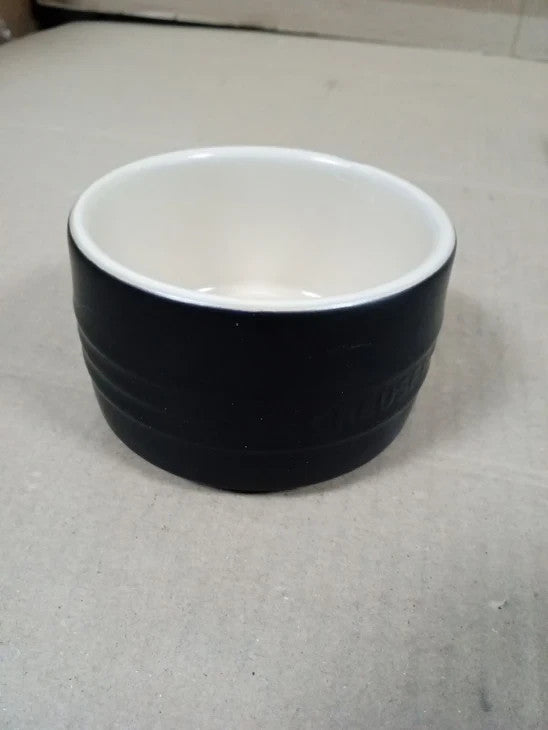 Le Creuset Stoneware Ramekin Straight Wall Stackable 200ml Matte Black