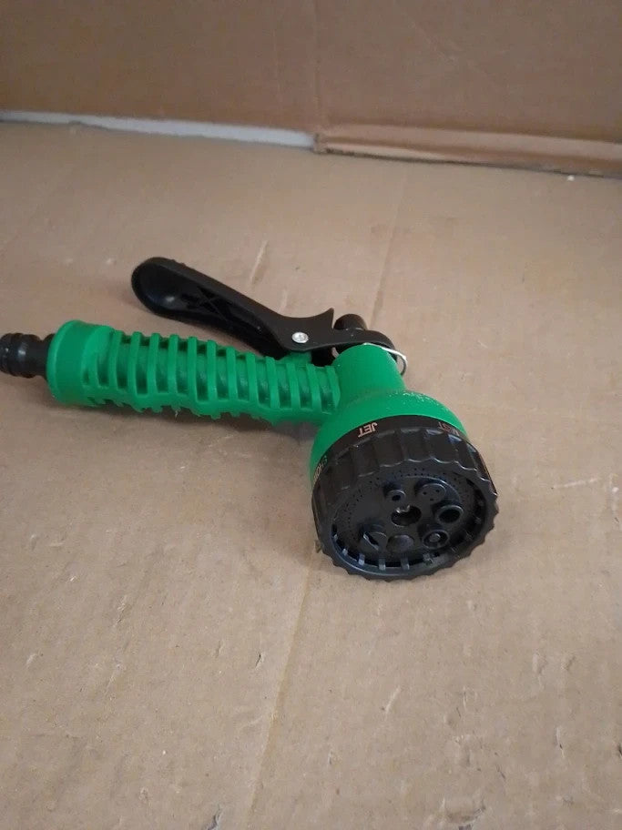 GloBrite Mini Hose Reel With 10m 32ft Garden Pipe Spray Gun Adjustable Nozzle