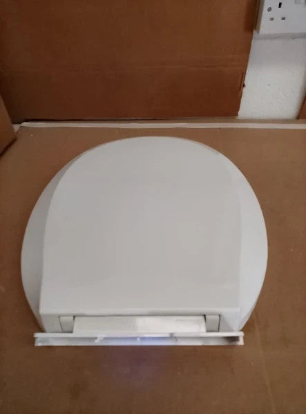 Argos Home Tongue Groove Style Toilet Seat White 45x37.3x5.3cm New