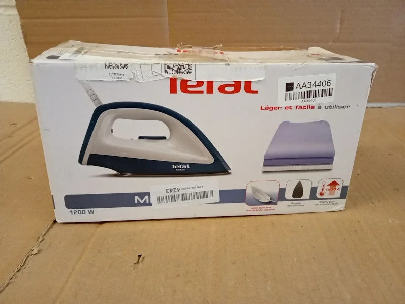 Tefal FS2620 1200W Dry Handy Little Iron Fast Heat Up Reddish Metallic New