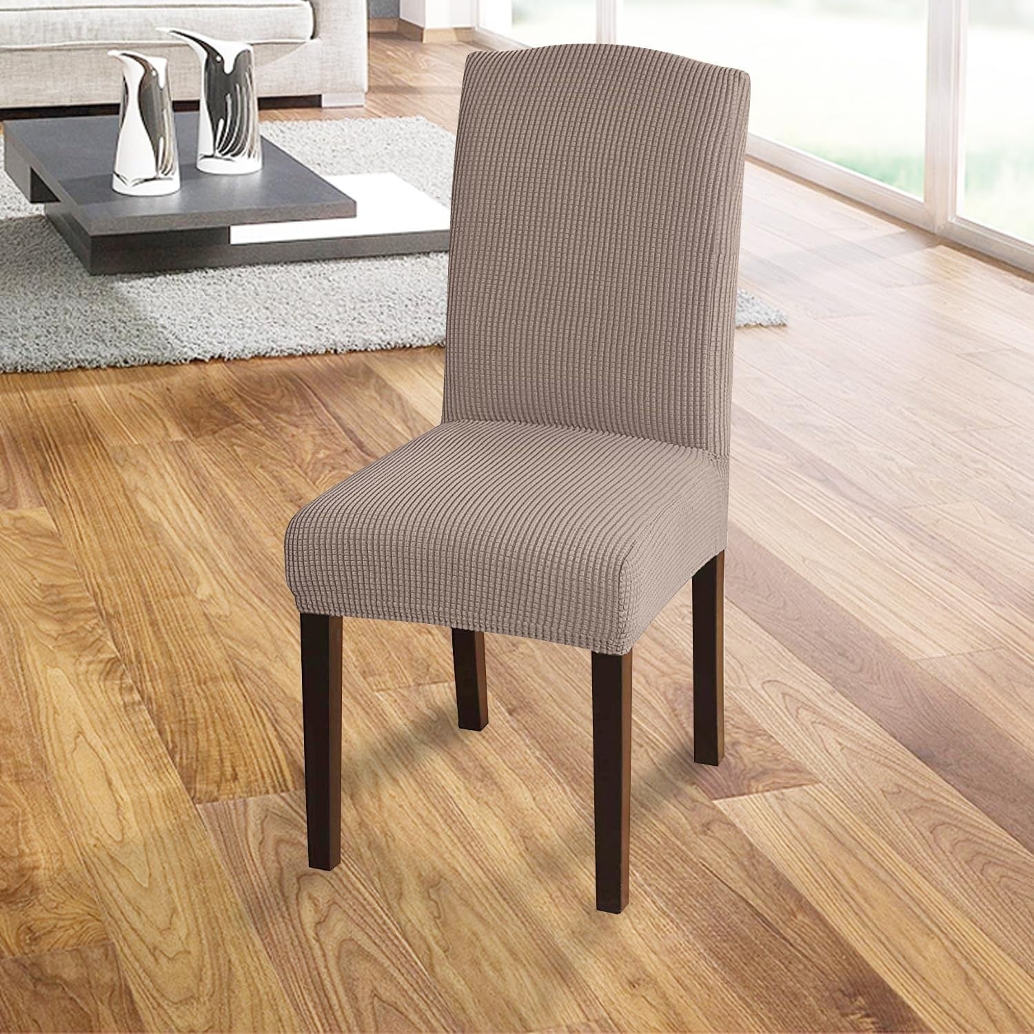 Granbest High Stretch Dining Chair Slipcovers Universal Fit 48x48x60cm New