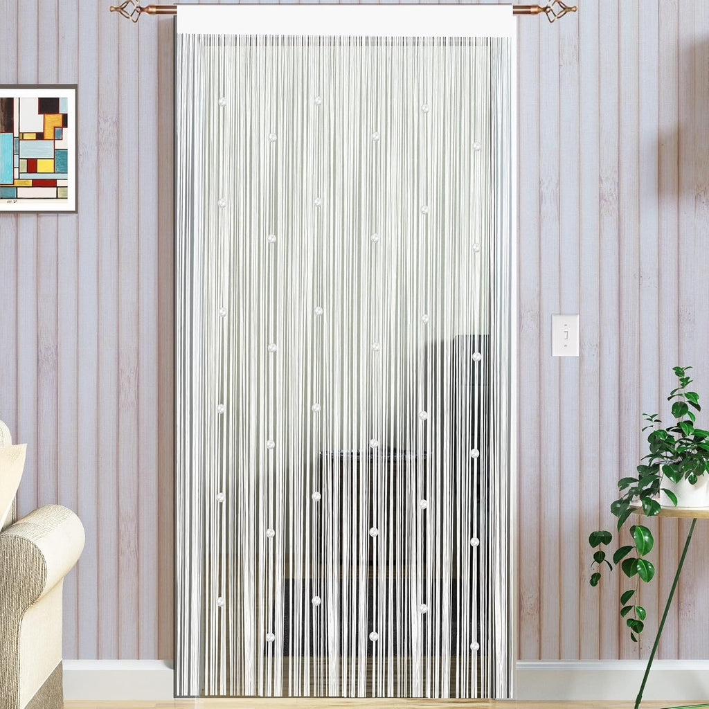 Taiyuhomes Bead String Curtains Door Fly Screen Curtain Beaded 90x245cm New