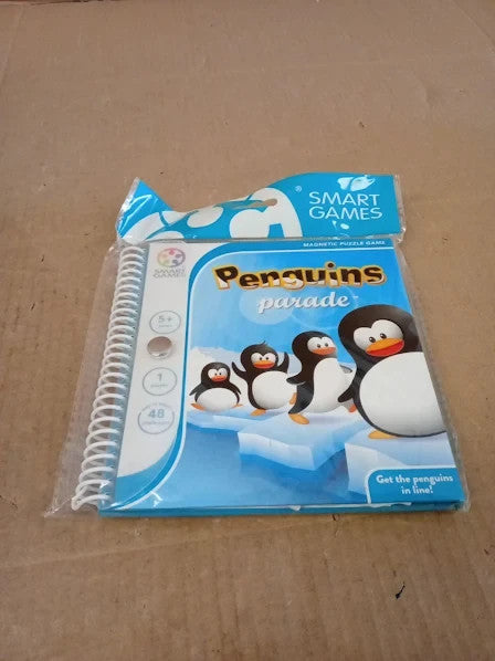 Smartgames Penguins Parade Magnetic Puzzle Game 48 Challenges Multicolor New