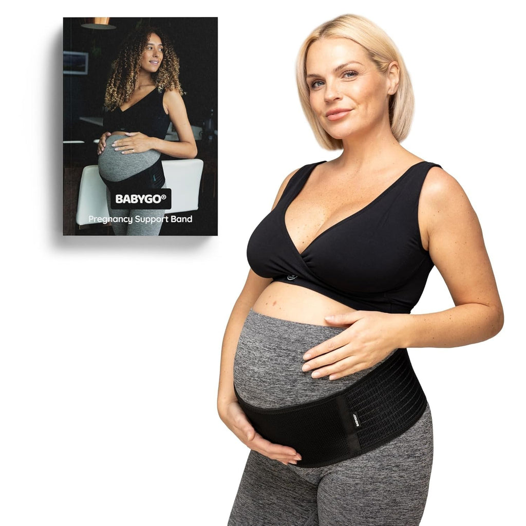 BABYGO 2-in-1 Pregnancy Belly Band Maternity Support Belt Back Hip Pain New