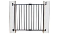 Extendable Metal Pet Gate Screw Fit 2way Double Locking Black New