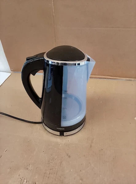 Tower T10012 LED Changing Kettle Swivel Large Easy Fill Lid 1.7L 2200W New