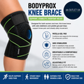 Bodyprox Knee Brace Side Stabilizers Patella Gel Pad Support Small/Medium
