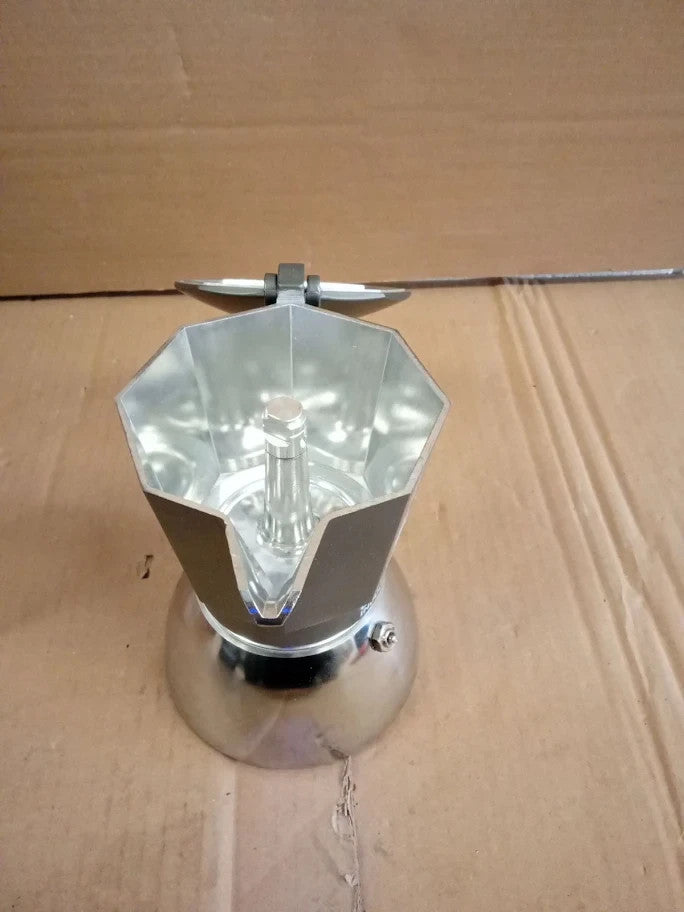 Bialetti Brikka Induction Coffee Maker 4 Cup 170ml Espresso Bar Style Silver New