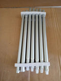 TONIAL Bay Window Curtain Rods 32 To 86in Center Rod 20-84in Side 3/4in Cap End