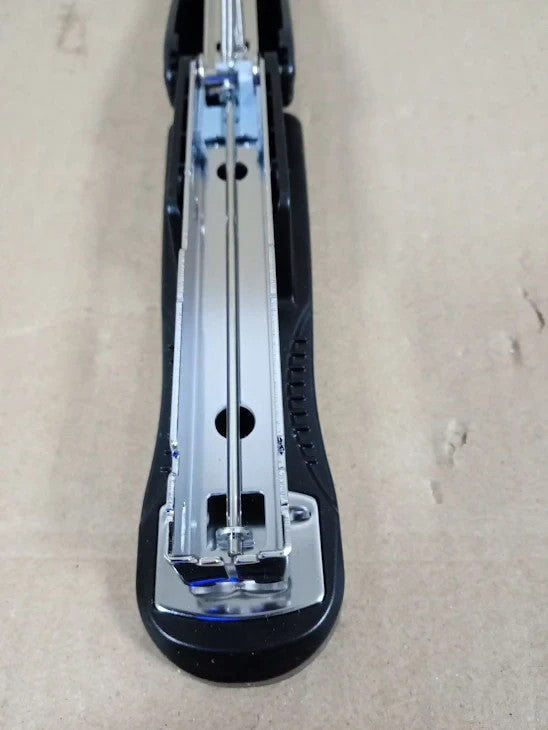 Q Connect Half Strip Plastic Stapler Black Metal Plastic Up To 20 Sheets New