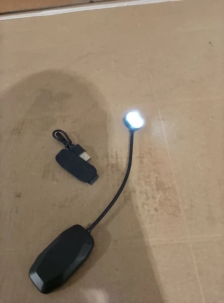Ktebo Rechargeable Lightweight Book Light Lamp LED Reading 40x10x10mm