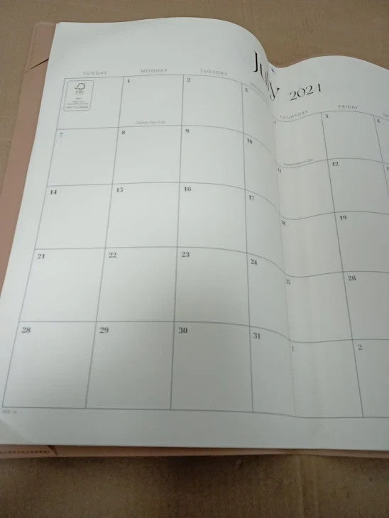 Simplified Desk Calendar 2024-2025 Desktop Mat Cabbrix Large Desk Pad New
