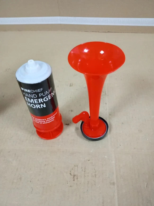Firechief Hand Pump Air Horn Reusable Airhorn Raising Alarm Emergencies Loud New