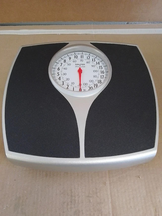 Salter Black Mechanical Bathroom Weighing Scales Classic Weight Monitor