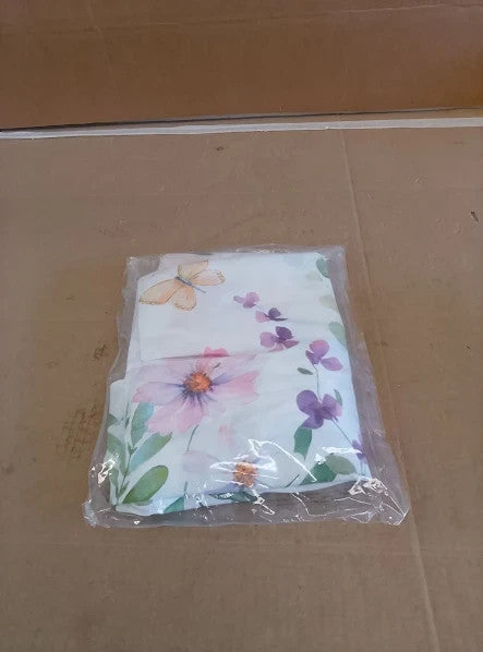 Artoid Mode Flower Butterflies Spring Decoration Table Cloth Round 140x220cm New