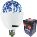 MSC LED E27 Disco Ball Rotating Multi Coloured Light Bulb Edison Screw New