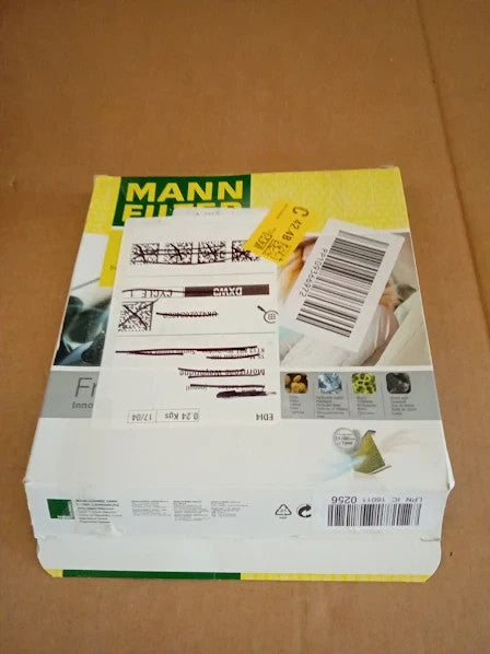 Mann Filter FP 21 003 Cabin Air Filter Biofunctional Pollen 31.1x22x3.1cm New