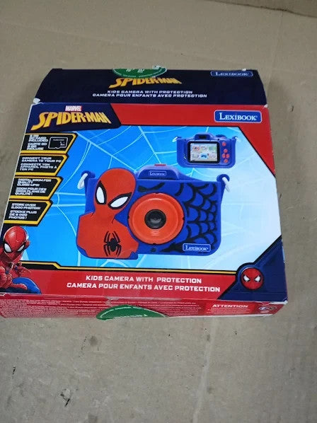 Lexibook DJ078SP Spider Man 4 In 1 camera Children Protection Video New