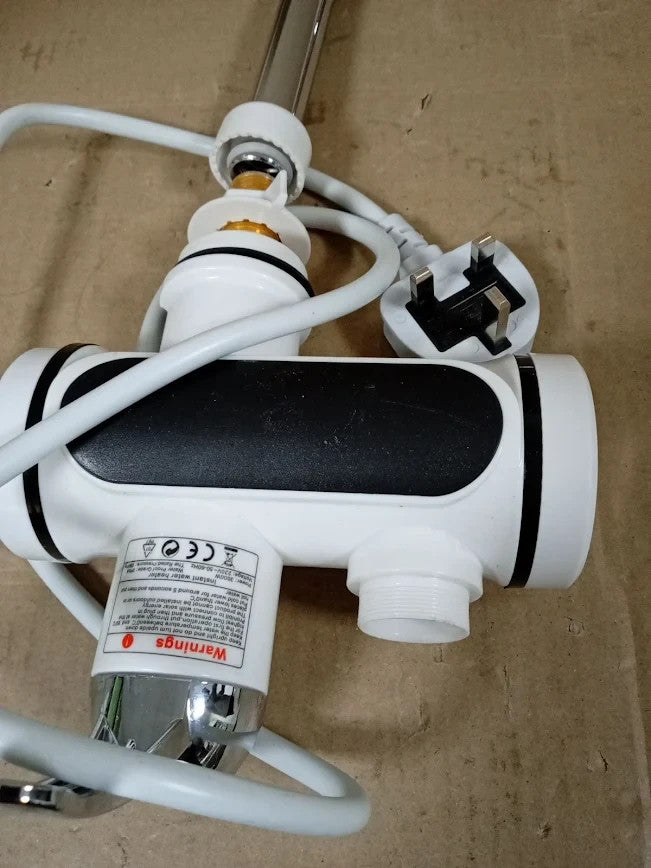 Instant Hot Water Tap Electric UK Plug 220V 3000W Hot Cold Mixer Faucet New