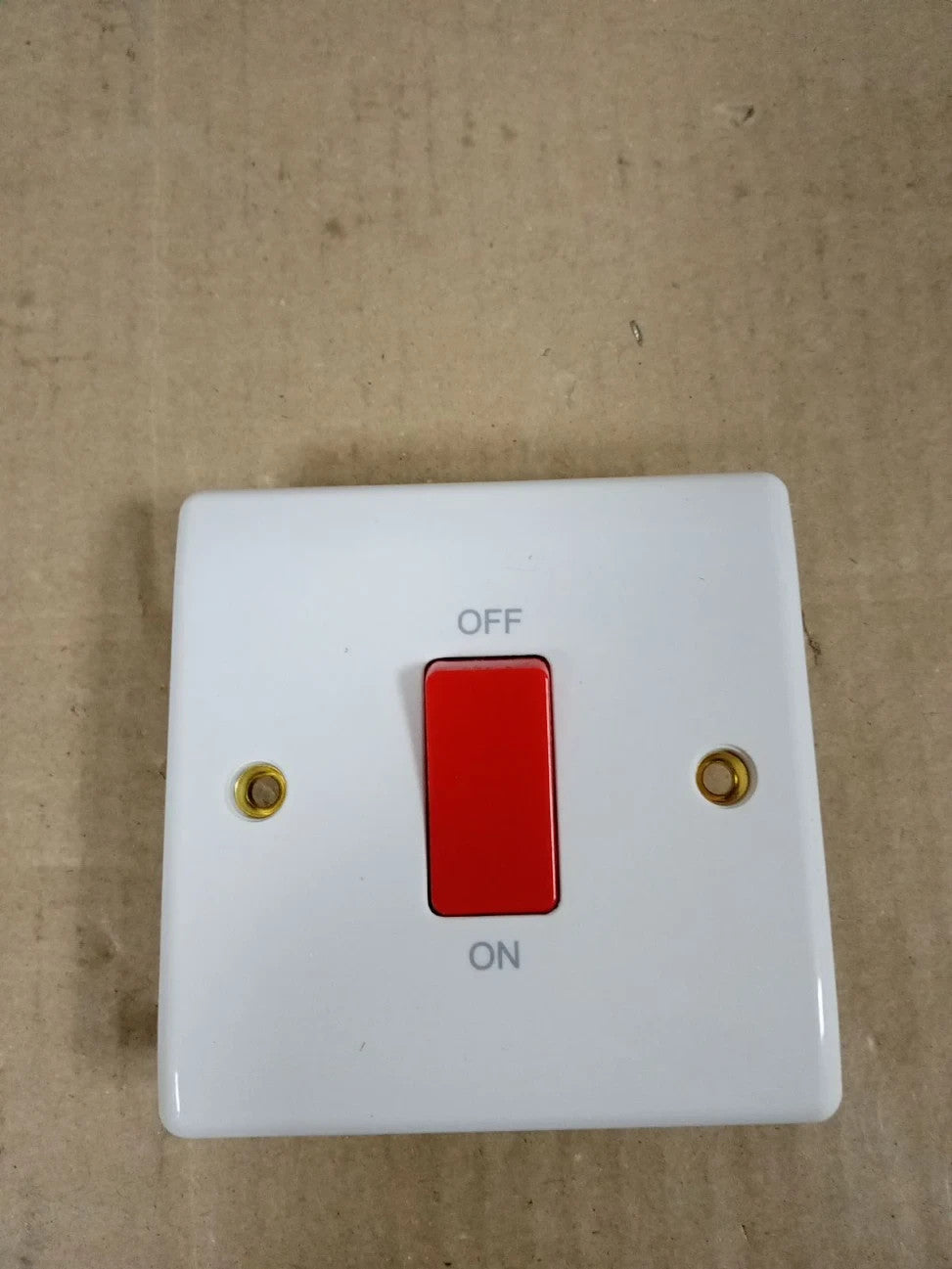 BG Electrical Cooker Control Switch Nexus 800 Plate 45A 875 Round Edge New