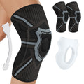 Kicqom Knee Support 2 Pack Knee Brace Compression Sleeve Unisex XL New