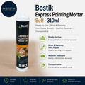 Bostik Express Pointing Mortar Buff 310ml Ready To Use Brick Masonry Joint