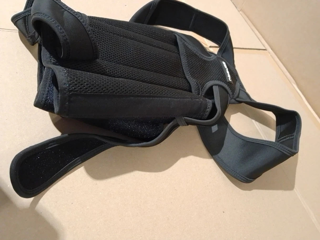 Back Support Brace Posture Corrector Adjustable Shoulder Neck Lumbar XL New