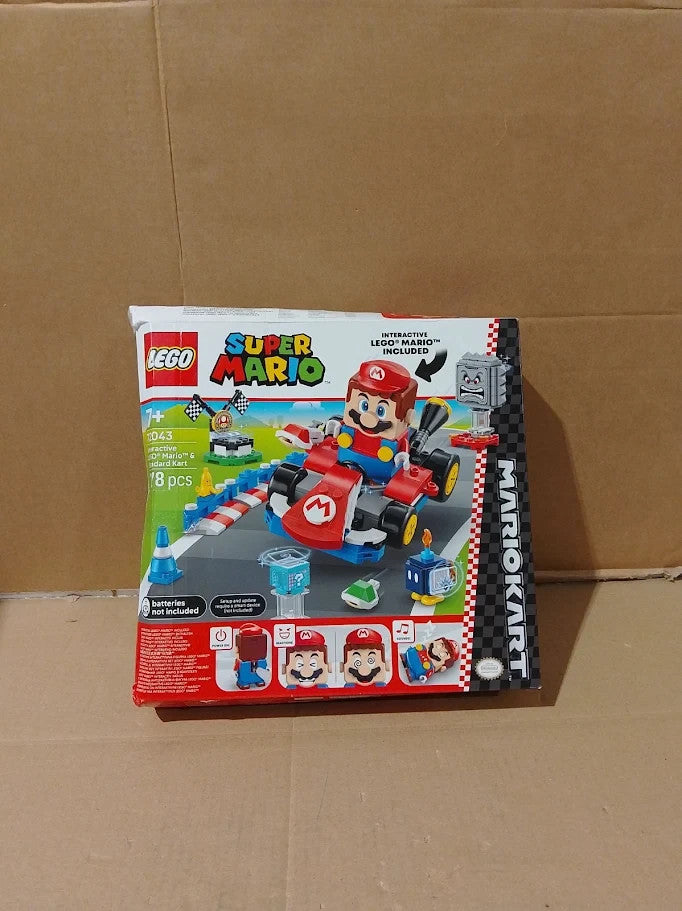 Lego Mario Kart Interactive Mario Standard Kart Toy Race Course Car 7+