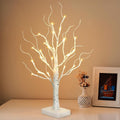 Vanthylit Birch Tree With Led Lights White Christmas Decorations 8.5x11x55cm New