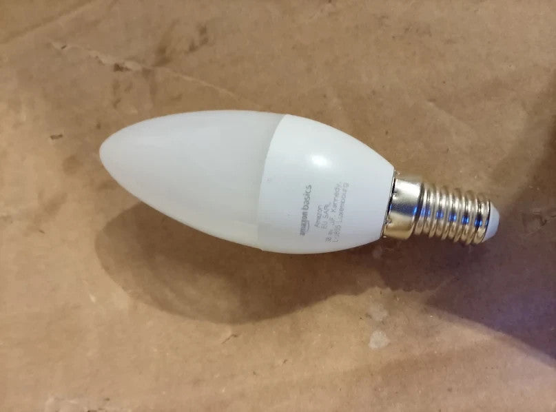 Amazon Basics LED E14 Small Edison Screw Candle Bulb 4.9W 40W Pack 6 New