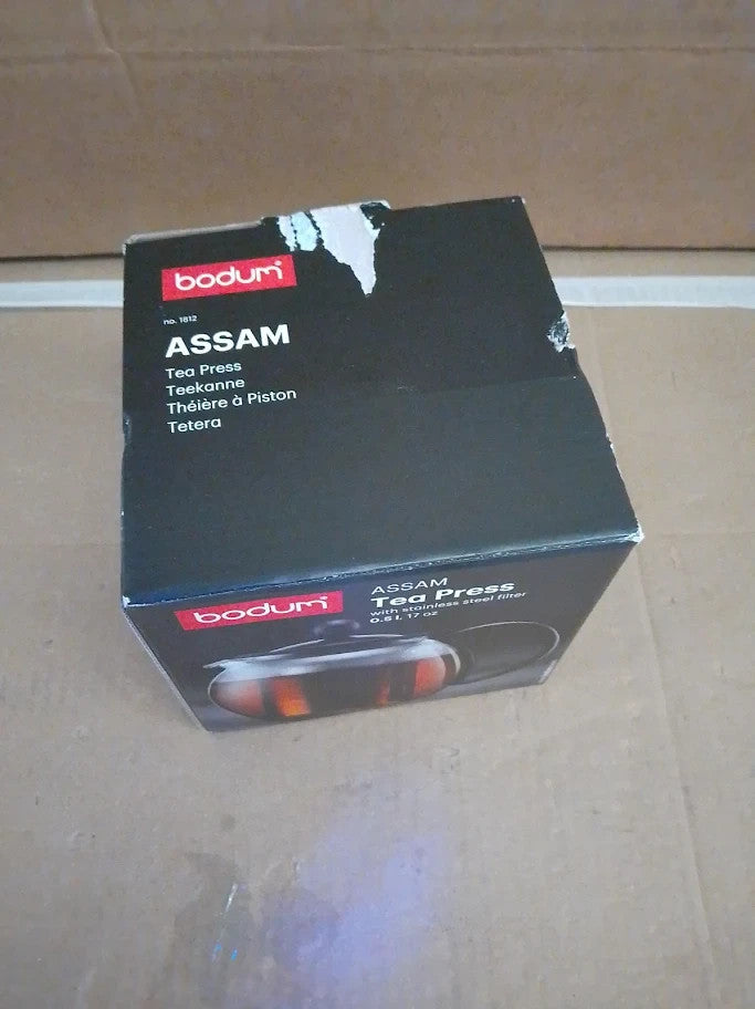 Bodum Assam Tea Press 0.5Litre French Press System Stainless Filter New