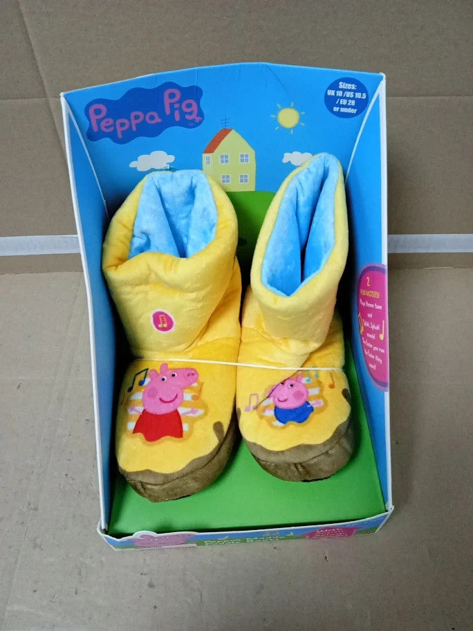 Wow Stuff Peppa Pig Toys Muddy Puddle Boots Interactive Wearable Yellow 2+ New