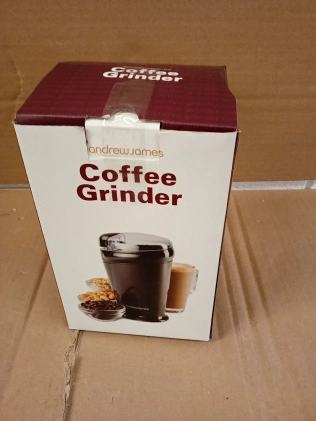 Andrew James Electric Coffee Grinder Bean Nuts Fine Spice Grinders 70g 150w New
