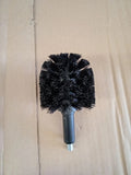 Habitat Soft Touch Toilet Brush Black 38.5x9.5x9.5cm Metal Plastic