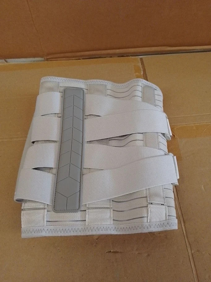 Back Support Belt Unisex Lumbar 6 Metal Stays 1 Silicone Support 3D Small New