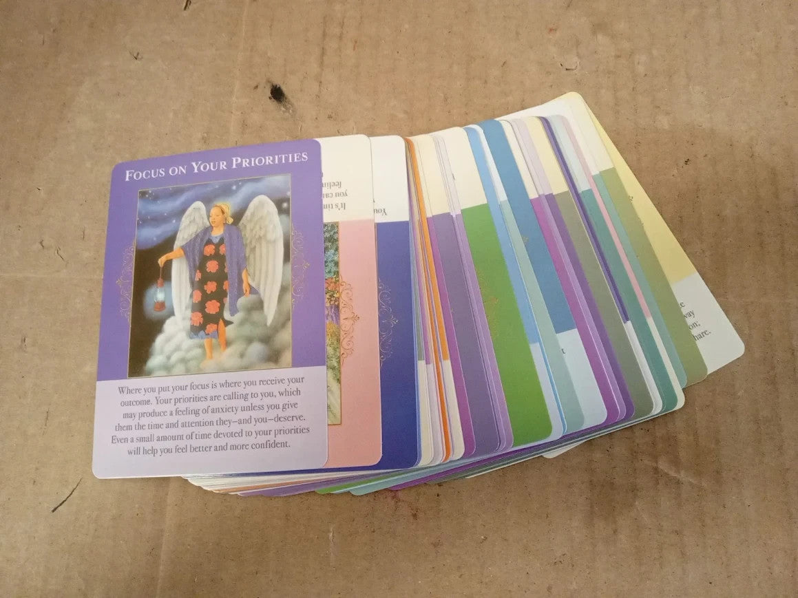 Zowubnk Oracle Cards Deck Tarot Angels Abundance Cards Set Beginners 44 A New