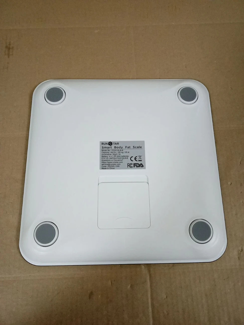 Runstar Body Weight Bathroom Scales 8in1 Display High Precision Heart Rate New