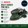 Bosch Multi Sander PSM 100 A 100W In Case 21x10.5x12cm 230 Volts Medium