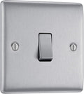BG Electrical Single Wall Light Switch 2 Way Raised Slim Profile NBS12 New