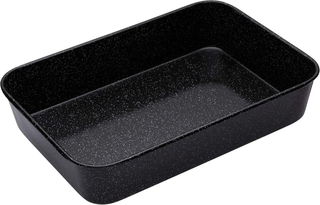 Masterclass Vitreous Enamel Roasting Tin Induction Safe 1mm Steel Scratch
