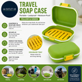 Travel Soap Case Soap Dish Drainage Portable Soaps Holder Leakproof Moisture 1pc
